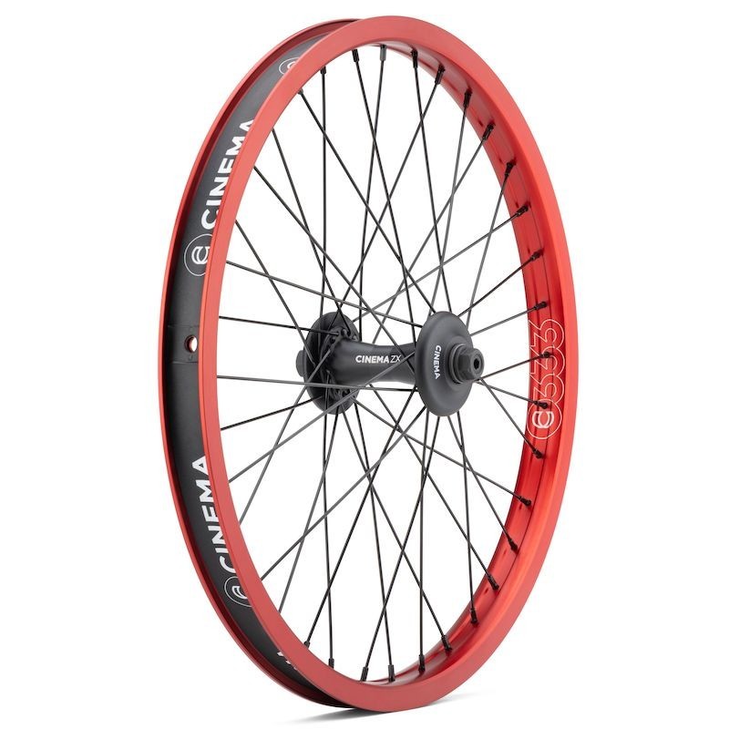 ROUE AVANT BMX 20'' CINEMA ZX NOIR / ROUGE